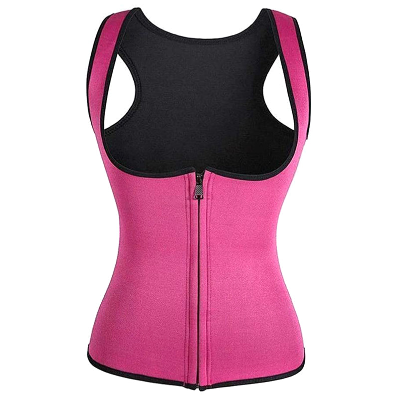 Zipper-Style Ladies Body Tummy Court Corset, Yoga Wear, Fitness Vest, Shapewear