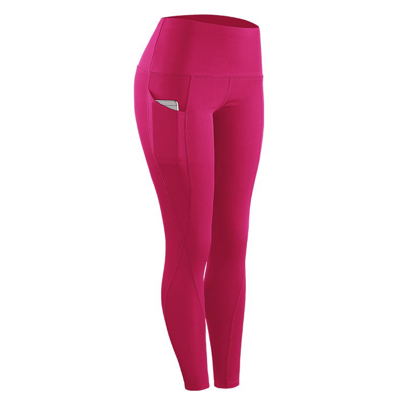 Dames Compressie Skinny Fitness-legging Dames Stretch Sportkleding Casual legging Broek met zak