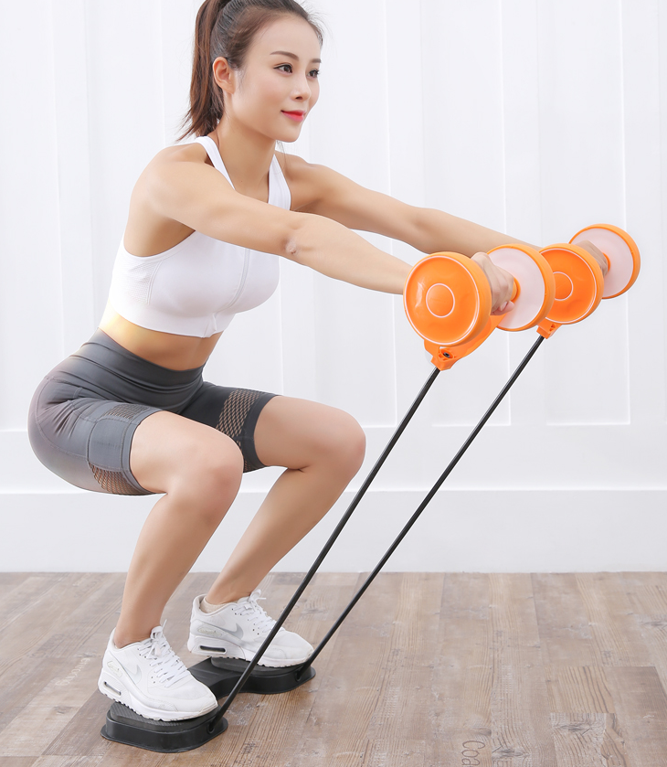 Abdominal Ring and Abdomen Fitness Equipment Household Curling Abdominal Tension Machine to Lose Weight and Slim Abdomen Artifact and Slim Waist and Arm Exercise