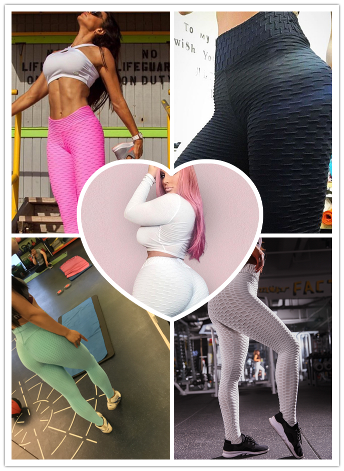 Booty Lifting Anti Cellulite Scrunch-legging zonder zak