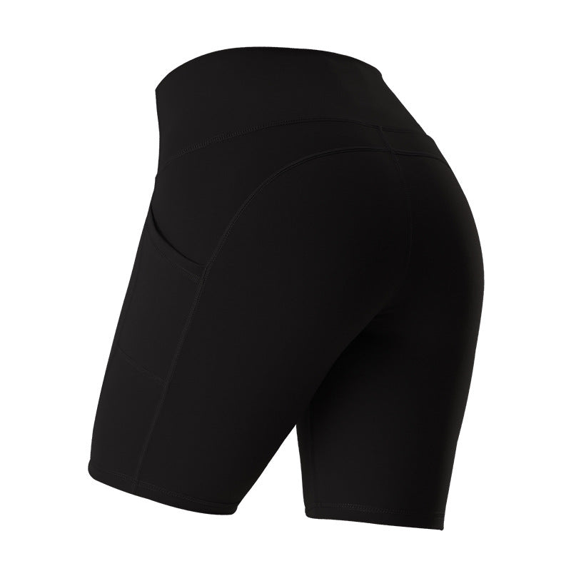 Hoge taille Fitness Gym Workout-legging met zakken Atletische yogabroek Slanke heupen Hijsbroek