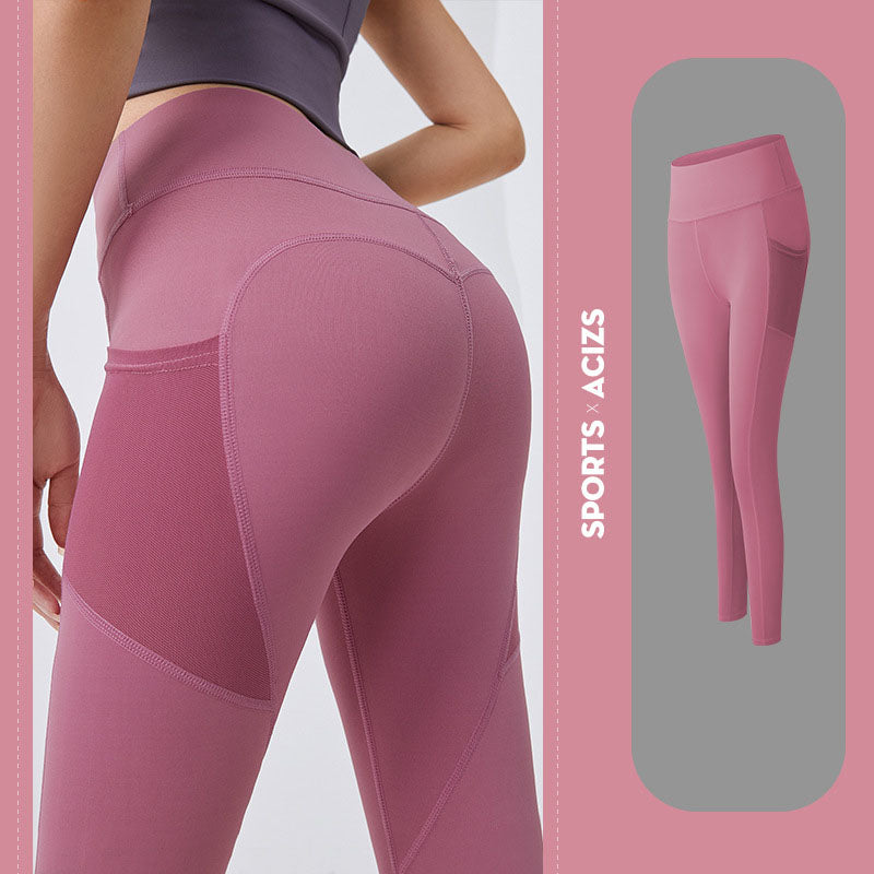 Leggings Sport Girl Gym Leggings Women Tummy Control Jogging Tights Female Fitness Pants